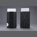 Aluminum Card Wallet, matte black, on graphite