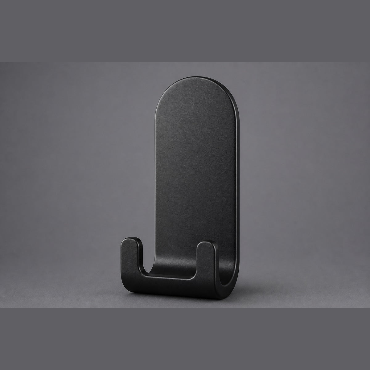 Headphone Hook, matte black, on graphite