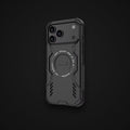 Iphone 17 Pro Case, matte black, on charcoal