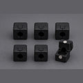 Magnetic Cable Clips, matte black, on graphite