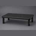 Monitor Riser, matte black, on graphite