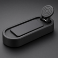 Target Push Slider, matte black, on graphite