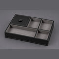 Valet Tray, matte black, on graphite